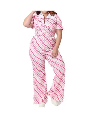 Plus Size Valentine Flare Jumpsuit