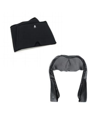 Total Tension Relief 3D Shiatsu Back Massager & Hot/Cold Gel Migraine Cap