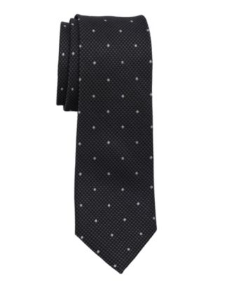 Men's Dotted Slim Tie