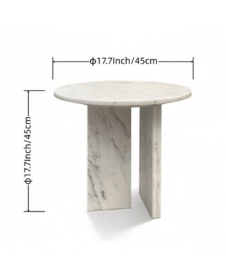   Marble Coffee Table - Small 17.7 Inch