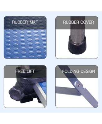 36" Folding Dog and Cat Grooming Table, Stainless Steel Top with Non-Slip Surface