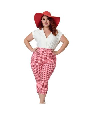 Plus Size Rachelle Capri Pants