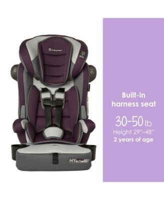 Kids Trend Hybrid SI 3-in-1 Combination Booster Car Seat with Side Impact Protection - Dash Plum