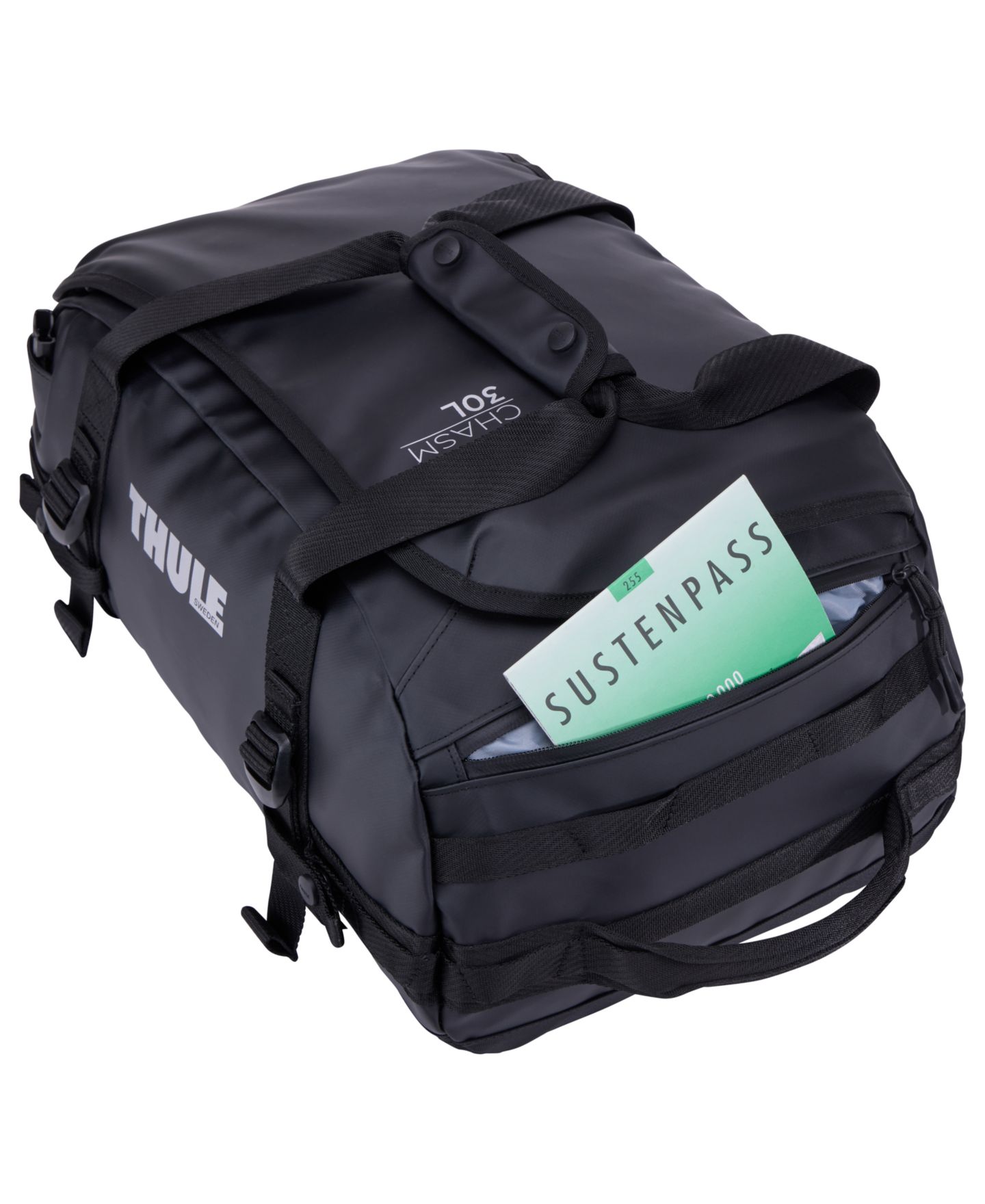 Сумка Thule Chasm Small Duffel, цвет: Чёрный — фото 8