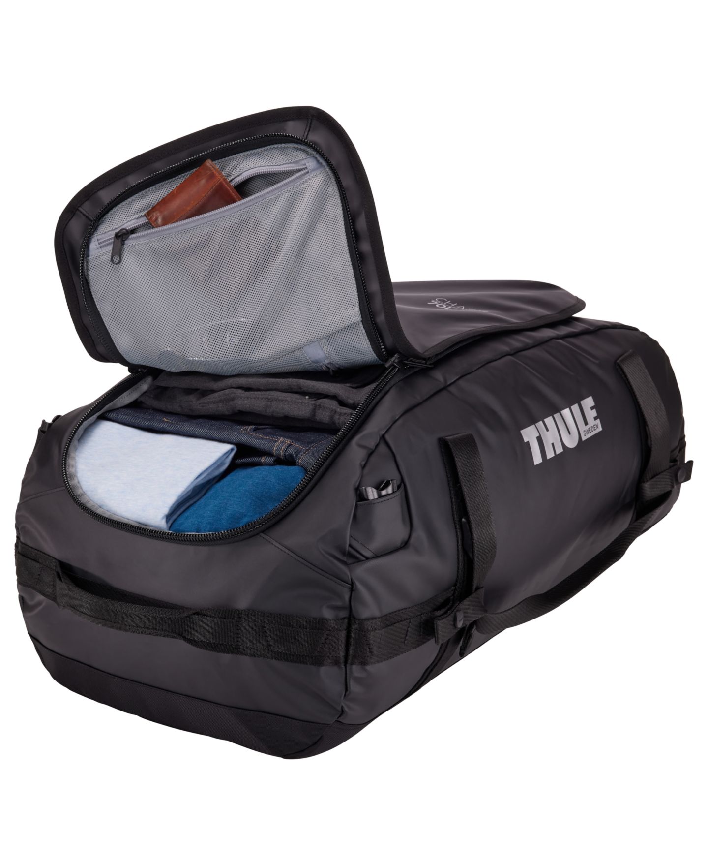 Сумка Thule Chasm Medium Duffel, цвет: Чёрный — фото 5