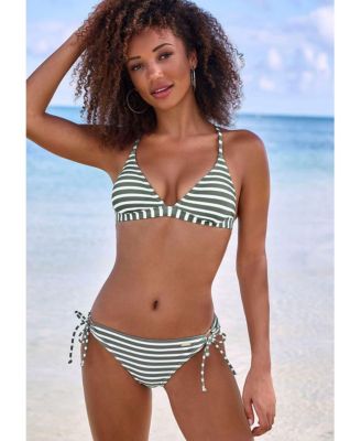 Women's Cross Back Triangle Bikini Swimsuit Top Bra Sizing