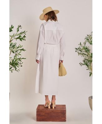 Women's Crochet Collar Detailed Shirt