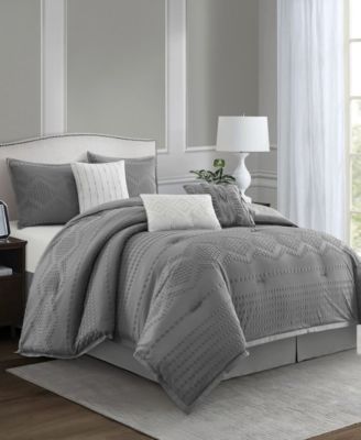 Waverly Geometric 7-Pc. Comforter Set, Queen
