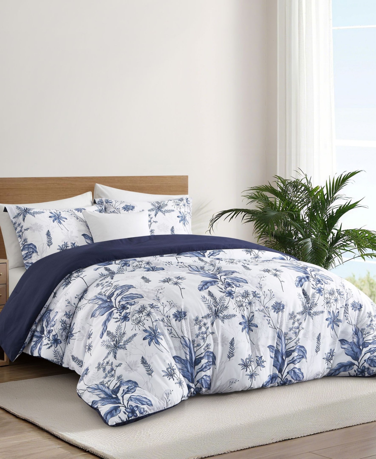 Stratford Park Hender Floral 3-Pc. Comforter Set
