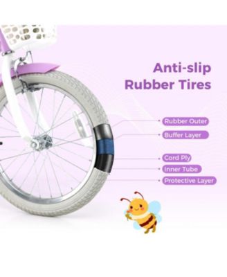 Girls Bike with Doll Seat and Streamers