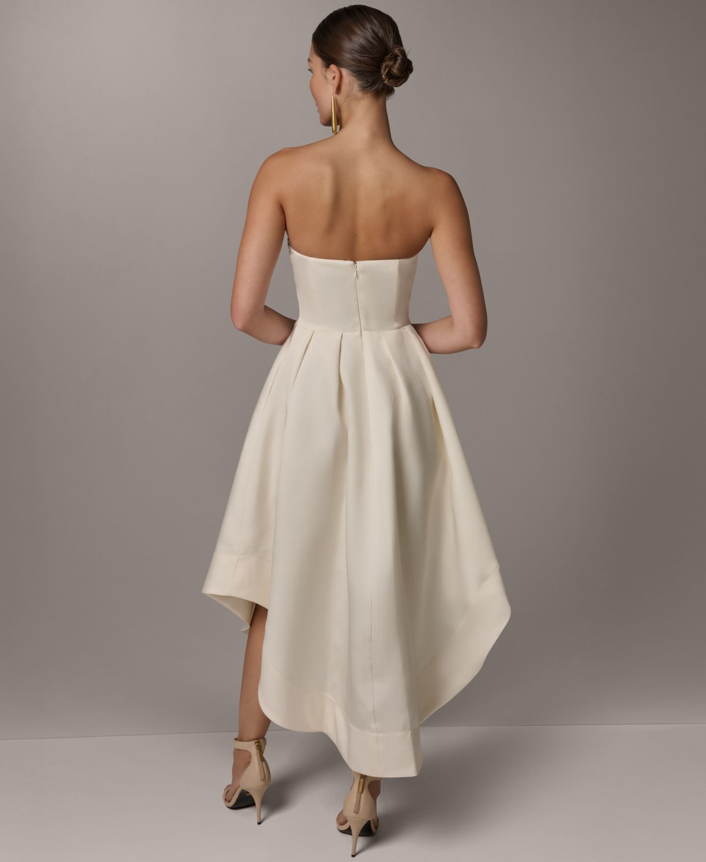 Женское платье Donna Karan New York Fit & Flare, цвет: Кремовый — фото 5