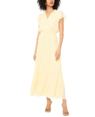 1.state tie neck long sleeve tiered maxi dress 1. State | Dresses | State Tie Neck Long Sleeve Tiered Maxi Dress In  Ponderosa Pine