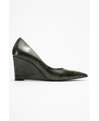 Women's Puera Pointed Toe Wedge Pump