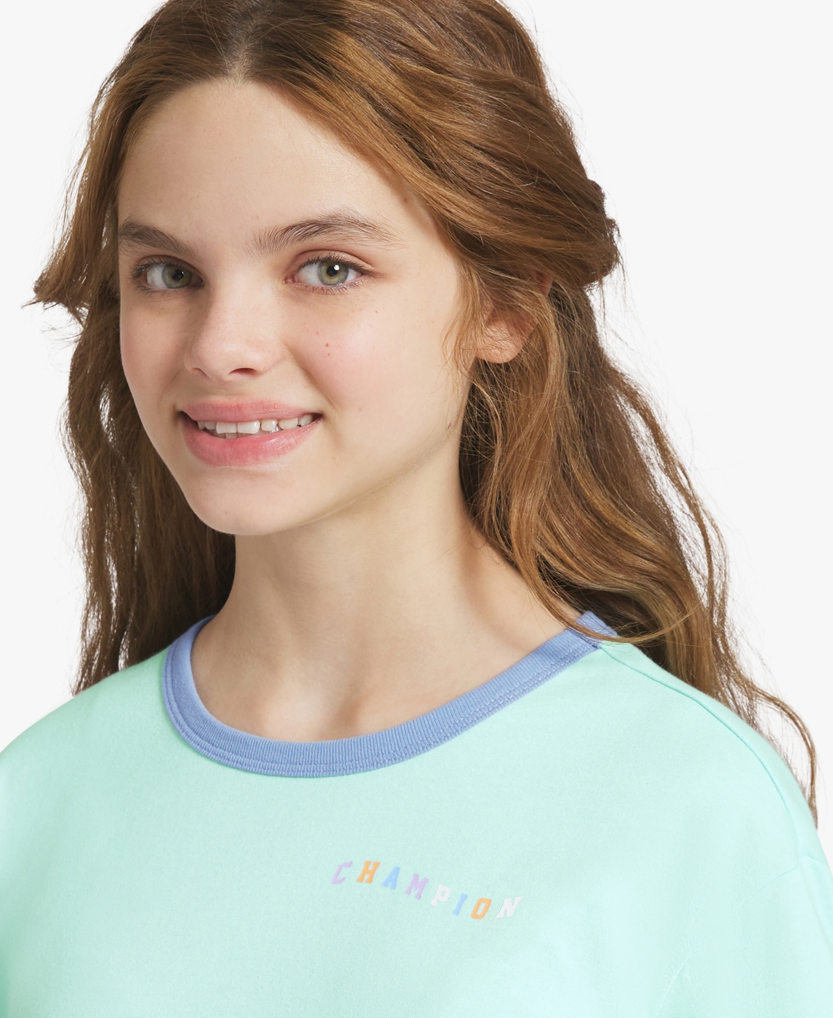Champion Big Girls' 7-16 Crewneck T-Shirt