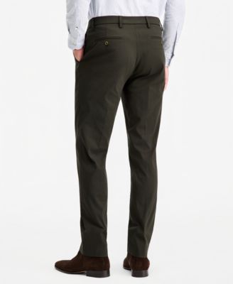 mens dark green dress pants Concitor Men's Trousers Flat Front Slacks Emerald Color 28 at Amazon Men's Clothing store and youve got the ideal suit pant Men's Green Dress Pants |