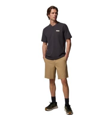 Men's Acker Rock Knit Short-Sleeve Henley Shirt