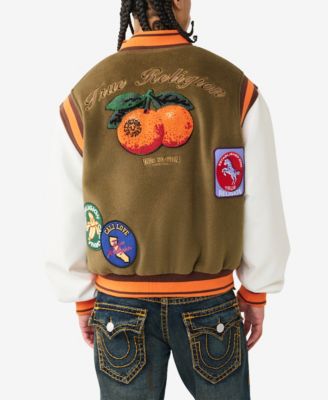 Men's Garden Logo Retro Varsity Jacket