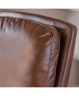 Streamdale Neville PU Recliner: Contemporary, Upholstered Comfort with Rubber Wood Legs