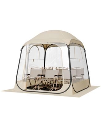 Pop-Up Sports Bubble Tent for 2–4 People with Floor Mat and Cover