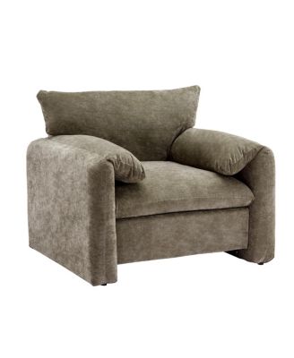 Modern Chenille Oversized Armchair Accent Chair.