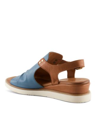 Locals Wedge Sandal with Leather Upper