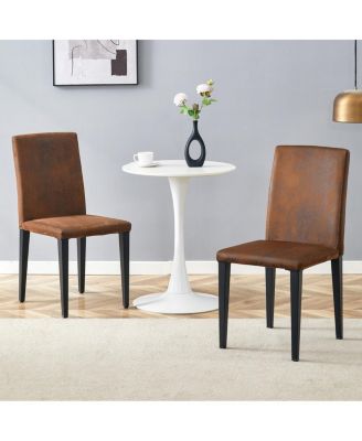 Streamdale Minimalist Tech Cloth Accent Chair with Sturdy Metal Legs