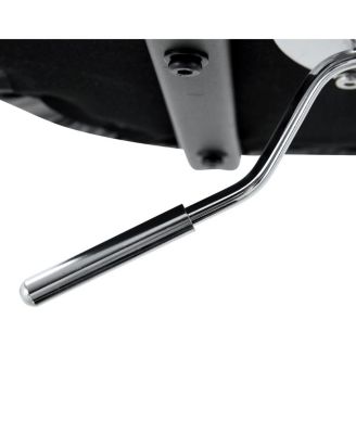 Leather Adjustable Bar Stools with Chrome Base