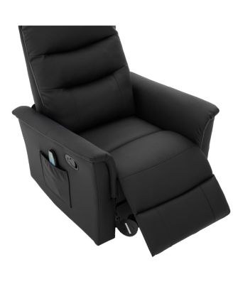 Manual Recliner Chair with 8-Point Massage & Adjustable Backrest
