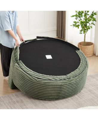 Streamdale Corduroy Sponge Single Sofa, No Assembly Required, Modern Sleeper Chair