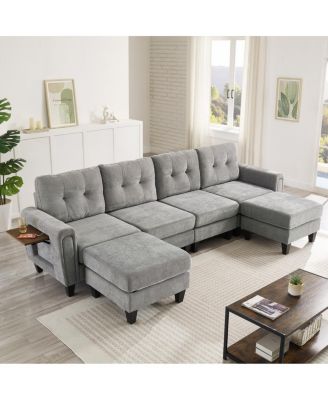  Modern U-shaped Sectional Sofa