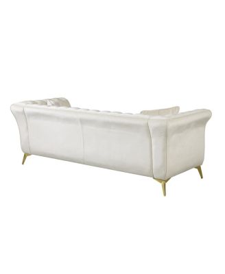 Streamdale Chesterfield Stanford Sofa, Tufted, Wrinkled Fabric, Loverseater