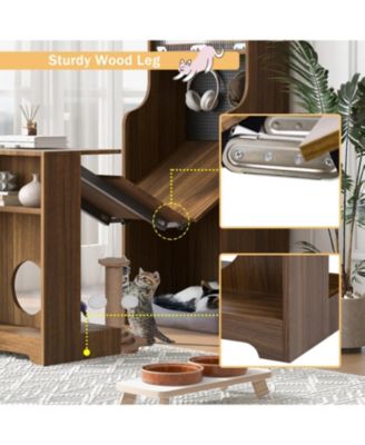 Mid-Century Modern Cat Cabinet