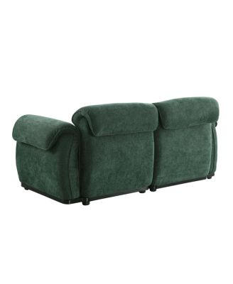 68.5" Modular Chenille Sofa with Iron Frame -  Living Room/Bedroom