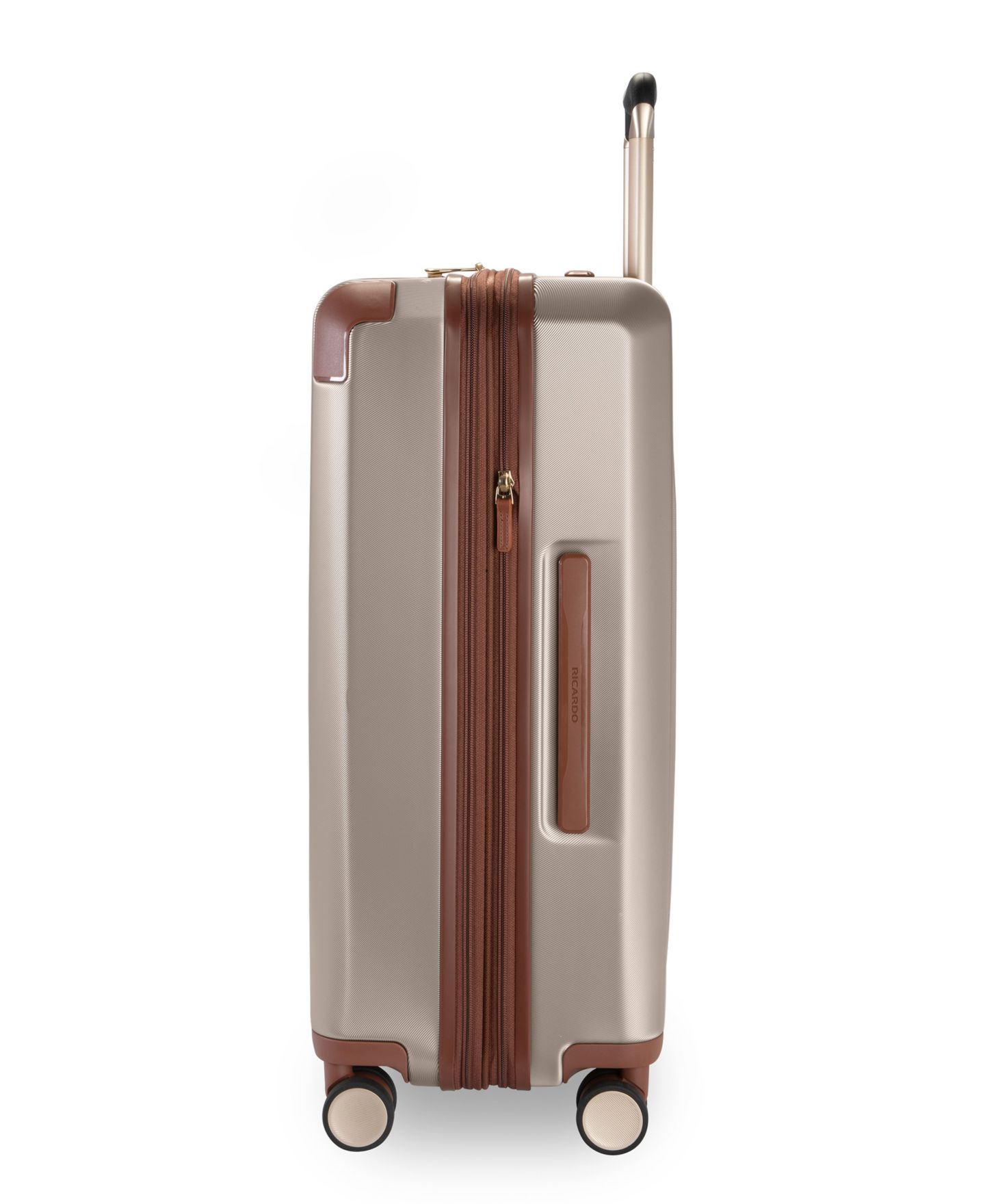 Чемодан Ricardo Montecito 2.0 Medium Hardside Check-In Spinner Suitcase, цвет: Шампань — фото 4