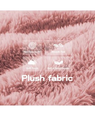 L-Shaped Boneless Sofa, Soft Fluffy Plush, Chaise, 32D Sponge, No Assembly