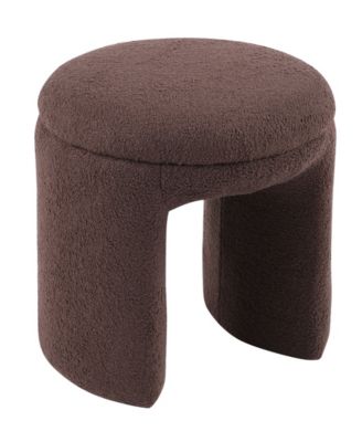 Emery 18" U-Shaped Upholstered Ottoman