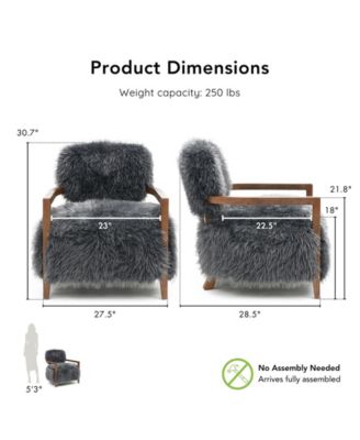 Lumir 28" upholstery Accent Armchair