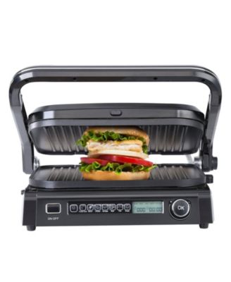 14.4 Inch 7-in-1 Commercial Electric Griddle, 1800W Countertop Grill with Adjustable Temperature Control