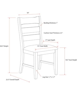 Set of 2 Dining Chairs