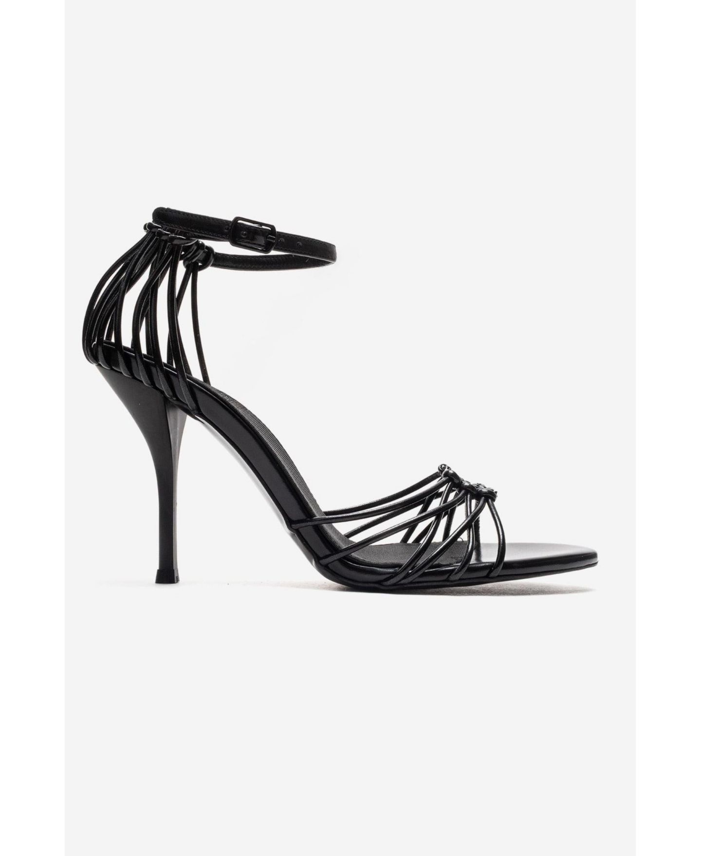 Женские сандалии Prologue Shoes Arona Ankle Strap Stiletto, цвет: Чёрный — фото 2