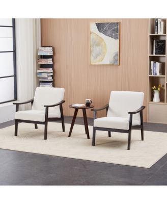 Modern armchair with high back