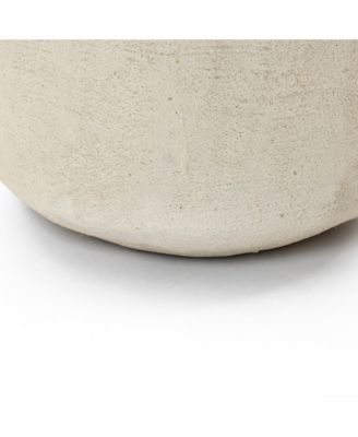 Sahara Stone Planter, 12" Round Cement