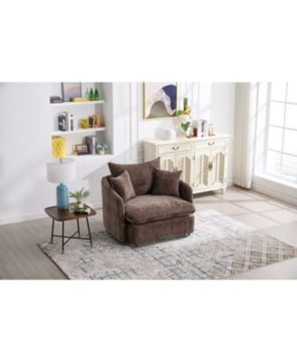 Streamdale Swivel Accent Chair with Pillows