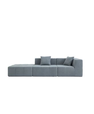 Modern Modular Sectional Single Sofa Couch Accent Armless Chair