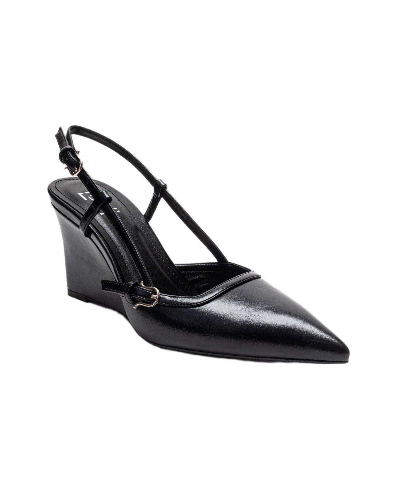 Женские туфли Prologue Shoes Celia Pointed Toe Wedge Pump, цвет: Чёрный — фото 1