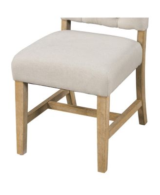 Retro Style Extendable Dining Table Set with 4 Chairs