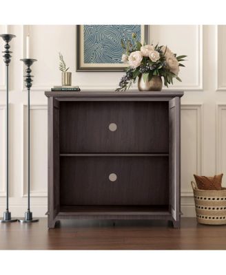 Elegant sideboard with 2 mirrored doors and storage