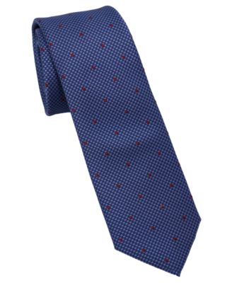 Men's Dotted Slim Tie