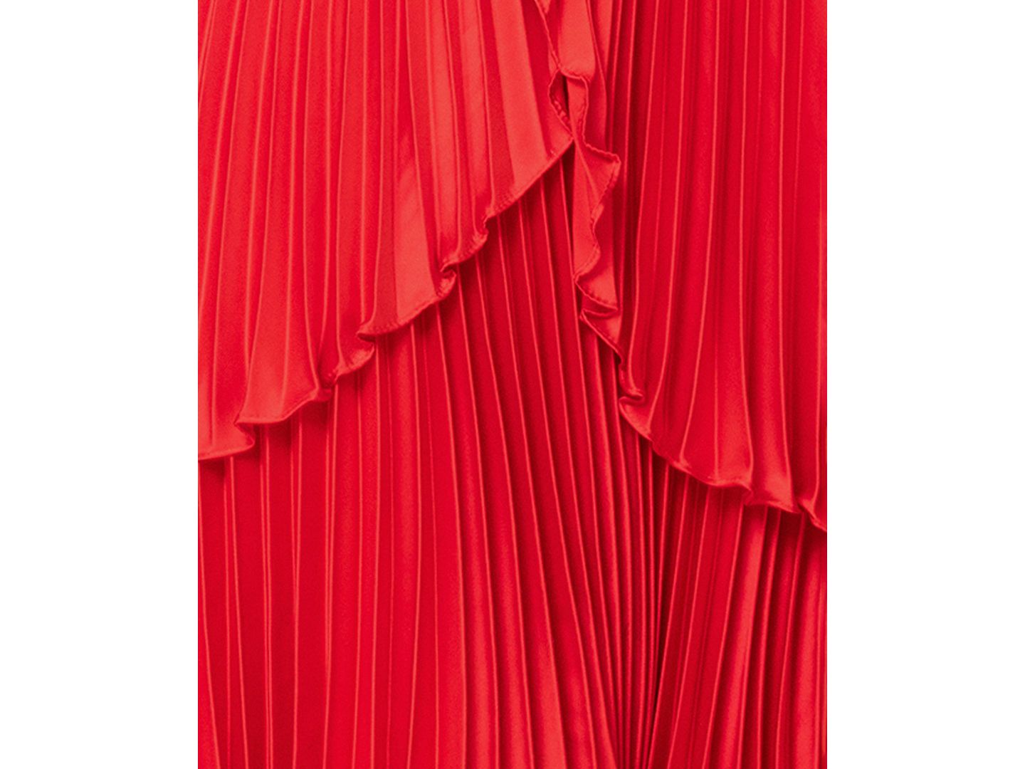 Женские платья Betsy & Adam Strapless High-Low Ball Gown, цвет: Красный — фото 5