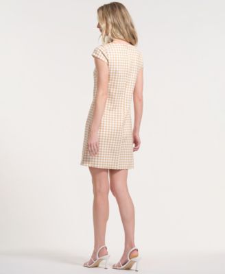 Women's Boat Neck Mini Dress